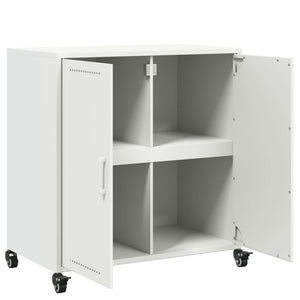 Ντουλάπι Λευκό 68x39x72 εκ. από Χάλυβα - Pakobazaar