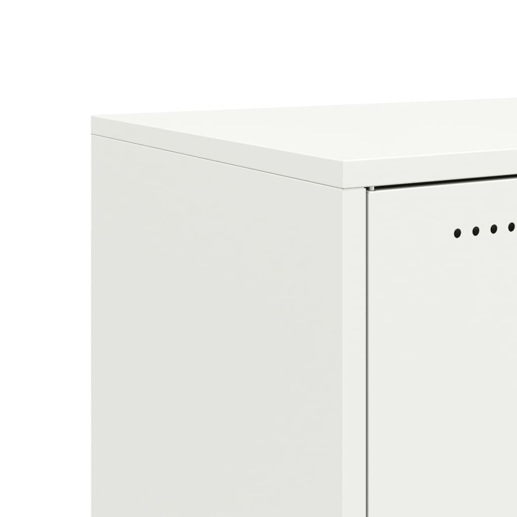 Ντουλάπι Λευκό 68x39x72 εκ. από Χάλυβα - Pakobazaar
