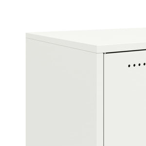 Ντουλάπι Λευκό 68x39x72 εκ. από Χάλυβα - Pakobazaar