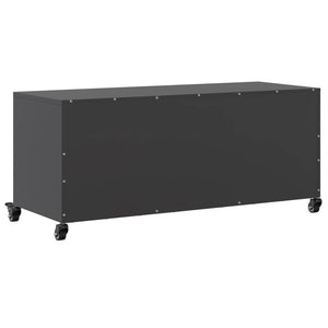 Έπιπλο Τηλεόρασης Μαύρο 100,5x39x43,5 εκ. Ατσάλι