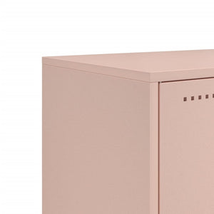 Έπιπλο Τηλεόρασης Ροζ 100,5x39x43,5 εκ. Ατσάλι
