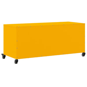 Έπιπλο Τηλεόρασης Μουσταρδί Κίτρινο 100,5x39x43,5εκ. από Ατσάλι