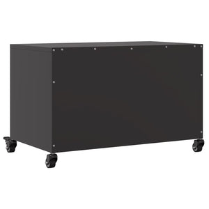 Έπιπλο Τηλεόρασης Μαύρο 68x39x43,5 εκ. Χάλυβας