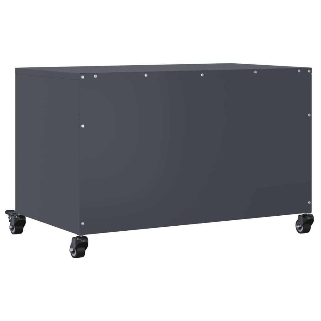 Έπιπλο Τηλεόρασης Μαύρο 68x39x43,5 εκ. Χάλυβας