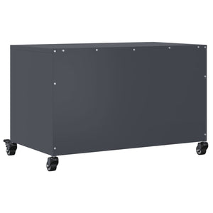 Έπιπλο Τηλεόρασης Μαύρο 68x39x43,5 εκ. Χάλυβας