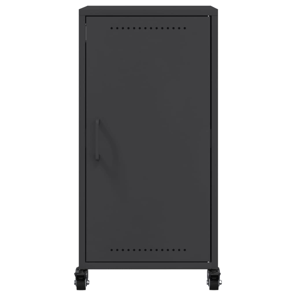 Ντουλάπι Μαύρο 36x39x72 εκ. από Ατσάλι