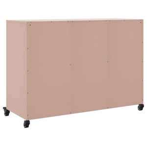 Ντουλάπι Ροζ 100,5x39x72 εκ. από Χάλυβα