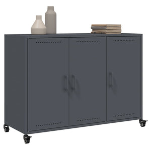 Ντουλάπι Ανθρακί 100,5x39x72 εκ. από Χάλυβα - Pakobazaar