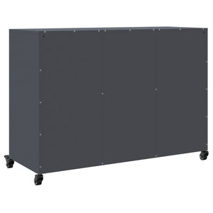 Ντουλάπι Ανθρακί 100,5x39x72 εκ. από Χάλυβα - Pakobazaar