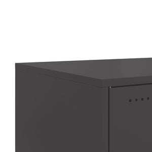 Τραπεζάκι Σαλονιού Μαύρο 68x50x43,5 εκ. από Ατσάλι