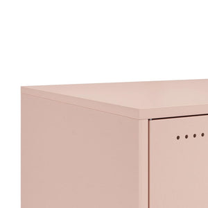 Τραπεζάκι Σαλονιού Ροζ 68x50x43,5 εκ. από Ατσάλι - Pakobazaar