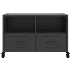 Έπιπλο Τηλεόρασης Μαύρο 68x39x43,5 εκ. Χάλυβας