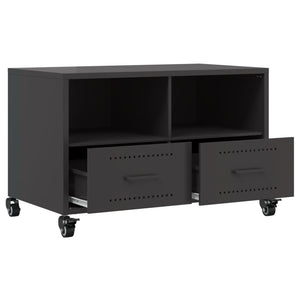 Έπιπλο Τηλεόρασης Μαύρο 68x39x43,5 εκ. Χάλυβας