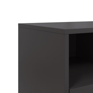 Έπιπλο Τηλεόρασης Μαύρο 68x39x43,5 εκ. Χάλυβας
