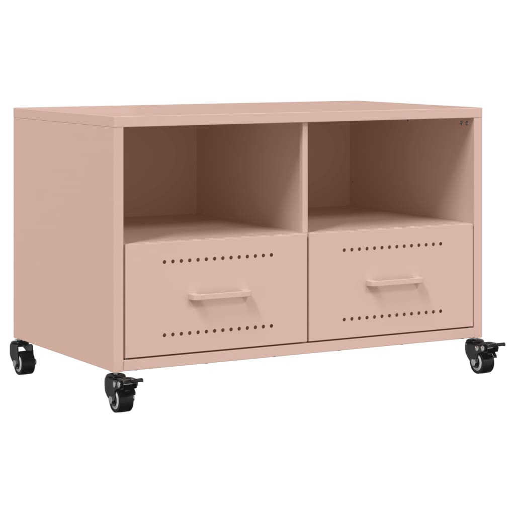 Έπιπλο Τηλεόρασης Ροζ 68 x 39 x 43,5 εκ. Χάλυβας