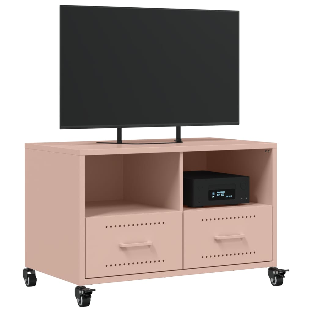 Έπιπλο Τηλεόρασης Ροζ 68 x 39 x 43,5 εκ. Χάλυβας
