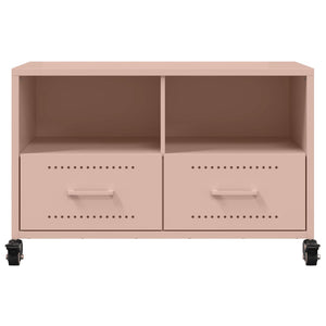 Έπιπλο Τηλεόρασης Ροζ 68 x 39 x 43,5 εκ. Χάλυβας