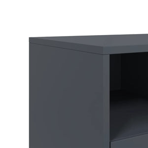 Έπιπλο Τηλεόρασης Μαύρο 68x39x43,5 εκ. Χάλυβας