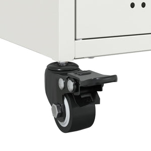 Έπιπλο Τηλεόρασης Λευκό 68 x 39 x 43,5 εκ. Χάλυβας - Pakobazaar