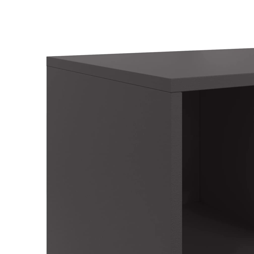Ντουλάπι Μαύρο 100,5x39x72 εκ. από Χάλυβα