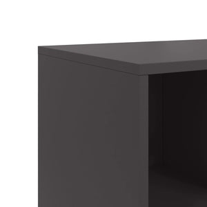 Ντουλάπι Μαύρο 100,5x39x72 εκ. από Χάλυβα