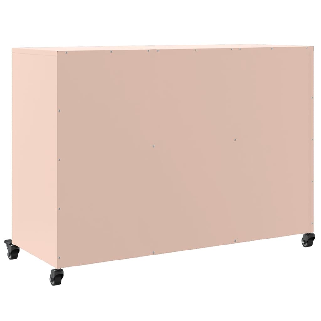 Ντουλάπι Ροζ 100,5x39x72 εκ. από Χάλυβα