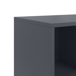 Ντουλάπι Ανθρακί 100,5x39x72 εκ. από Χάλυβα