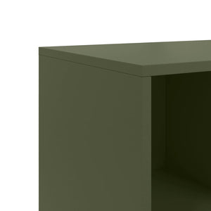Ντουλάπι Πράσινο Λαδί 100,5x39x72 εκ. από Ατσάλι