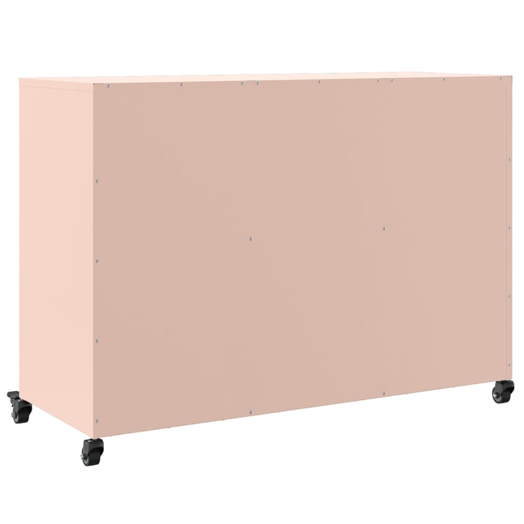Ντουλάπι Ροζ 100,5x39x72 εκ. από Χάλυβα