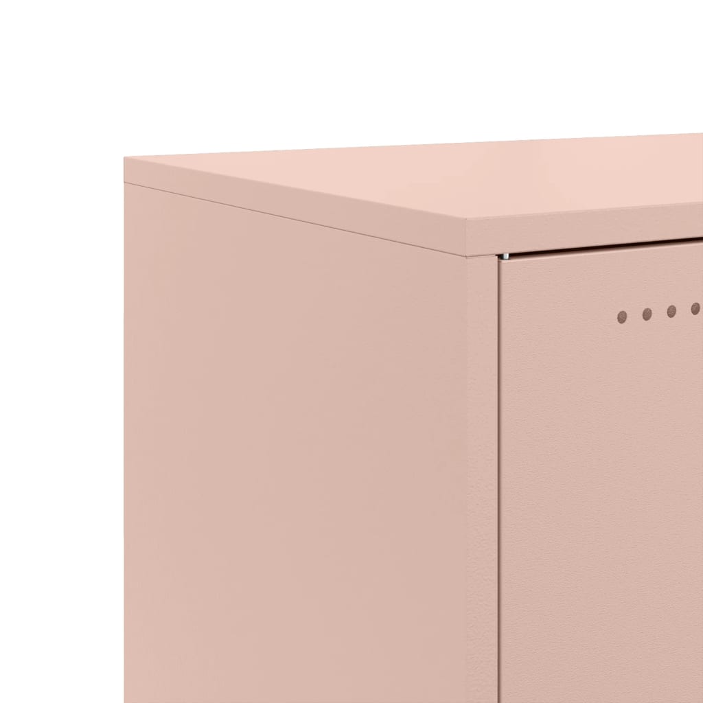 Ντουλάπι Ροζ 100,5x39x72 εκ. από Χάλυβα