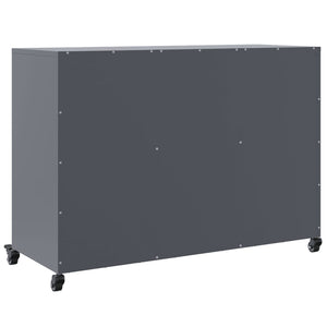 Ντουλάπι Ανθρακί 100,5x39x72 εκ. από Χάλυβα - Pakobazaar