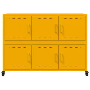 Ντουλάπι Μουσταρδί 100,5x39x72 εκ. από Ατσάλι - Pakobazaar