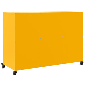 Ντουλάπι Μουσταρδί 100,5x39x72 εκ. από Ατσάλι - Pakobazaar