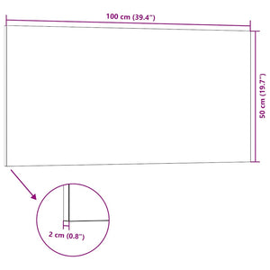 Πάνελ Τοίχου 3D 10 τεμ. Καφέ 100 x 50 EPS