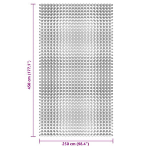 Χαλί Σκηνής Ανθρακί 4,5x2,5 μ. - Pakobazaar