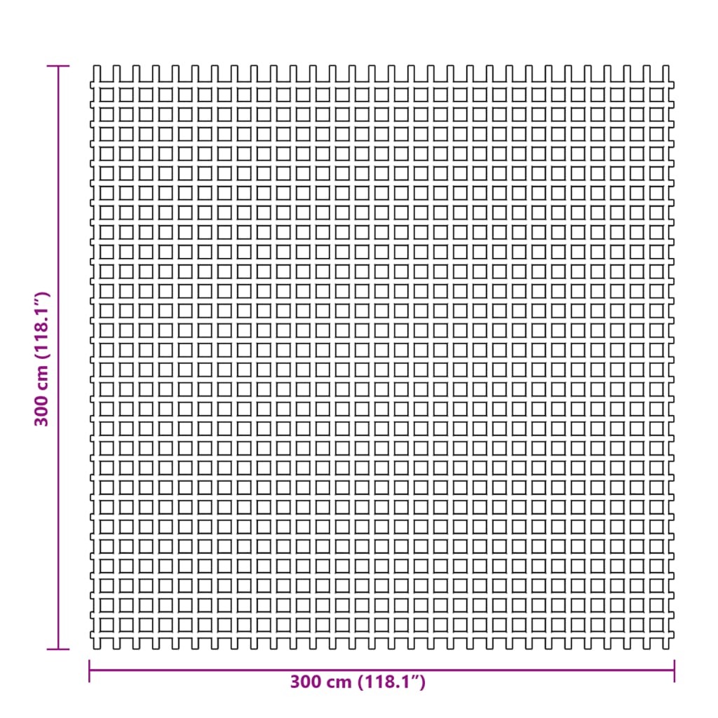 Χαλί Σκηνής Ανθρακί 3x3 μ. - Pakobazaar