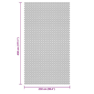 Χαλί Σκηνής Μπλε 4,5x2,5 μ. - Pakobazaar
