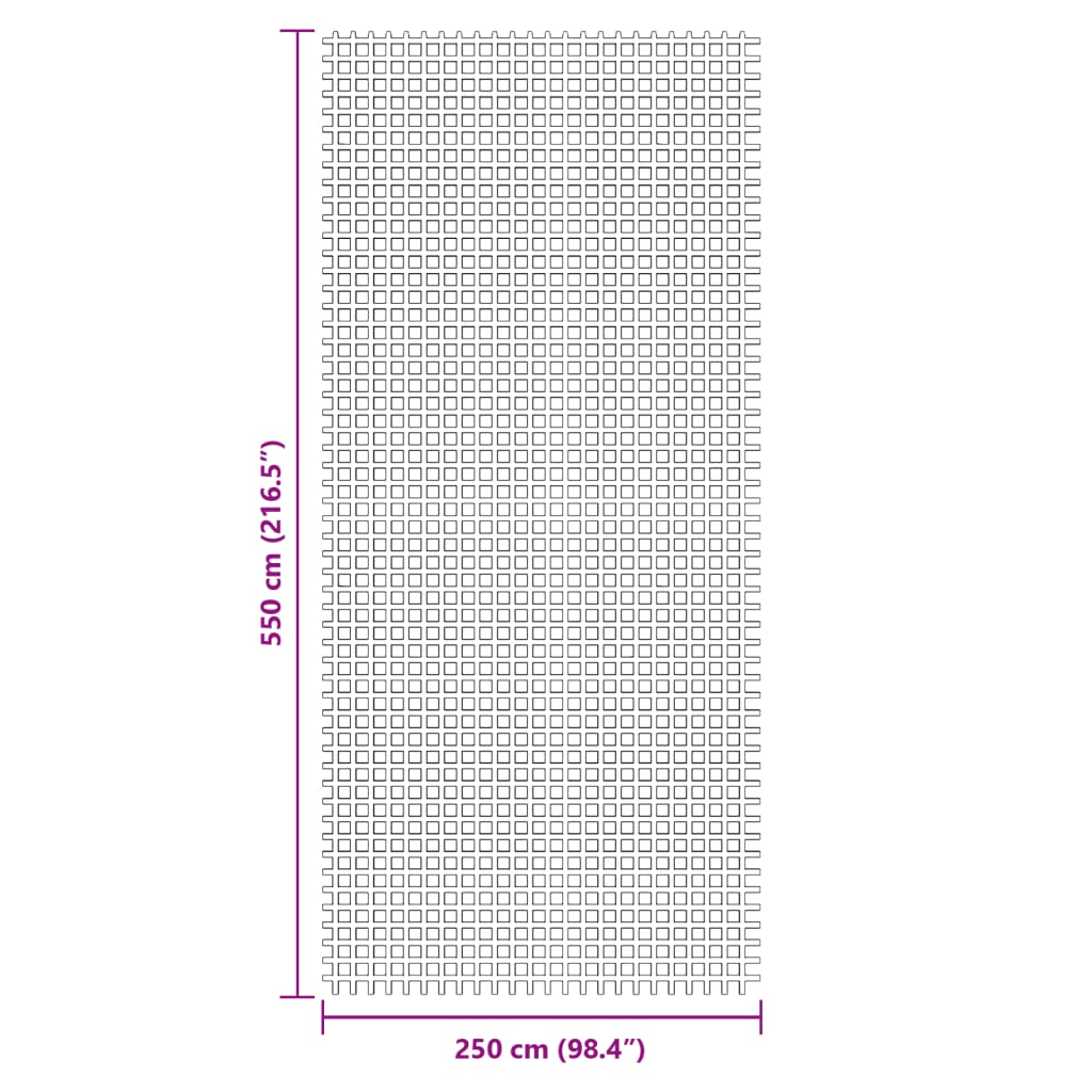 Χαλί Σκηνής Μπλε 5,5x2,5 μ.