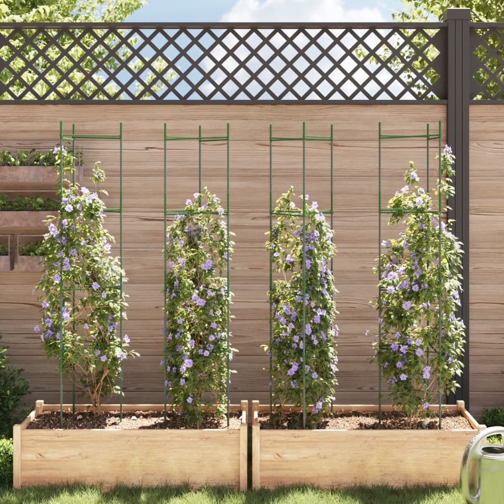 Κλουβιά για Ντομάτες 4 τεμ. 154 εκ. Ατσάλι και Πολυπροπυλένιο