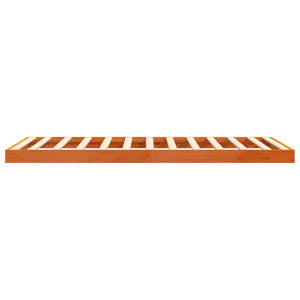 Πλαίσιο Κρεβατιού Καφέ Κεριού 100x200 εκ. από Μασίφ Ξύλο Πεύκου