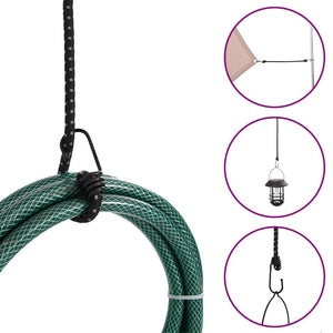 Κορδόνια Ελαστικά Bungee με Γάντζο/Ανακλ. Ταινίες 25 τεμ 59 εκ.