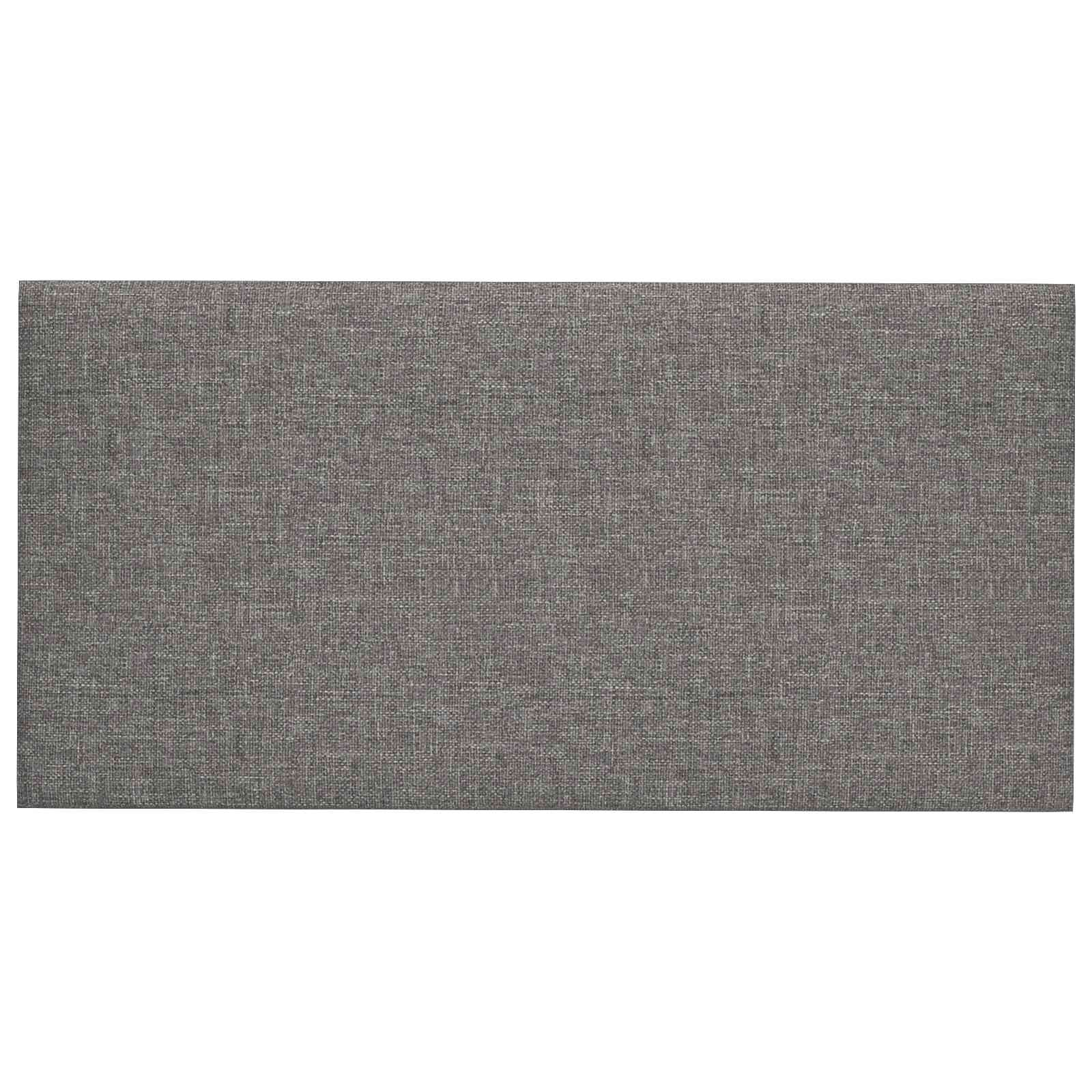 Κεφαλάρι Τοίχου 12 pcs Ανοιχτό γκρι 30 x 15 cm ύφασμα - Pakobazaar
