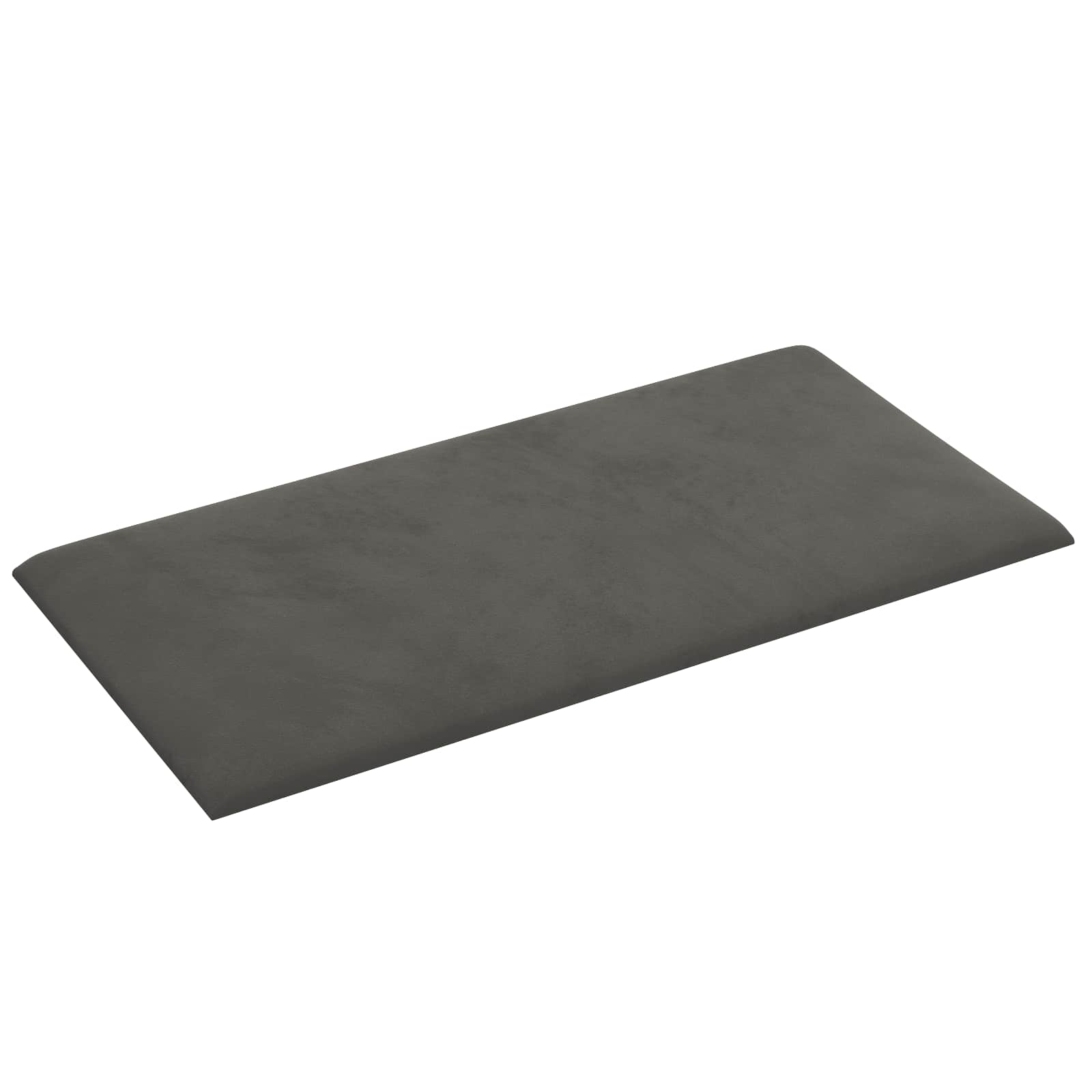 Κεφαλάρι Τοίχου 12 pcs Σκούρο Γκρι 30 x 15 cm Βελούδο - Pakobazaar