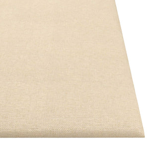 Κεφαλάρι Τοίχου 12 pcs Κρεμ 30 x 30 cm ύφασμα - Pakobazaar