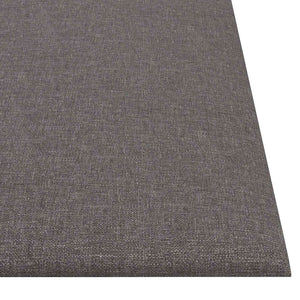 Κεφαλάρι Τοίχου 12 pcs Ανοιχτό γκρι 30 x 30 cm ύφασμα - Pakobazaar