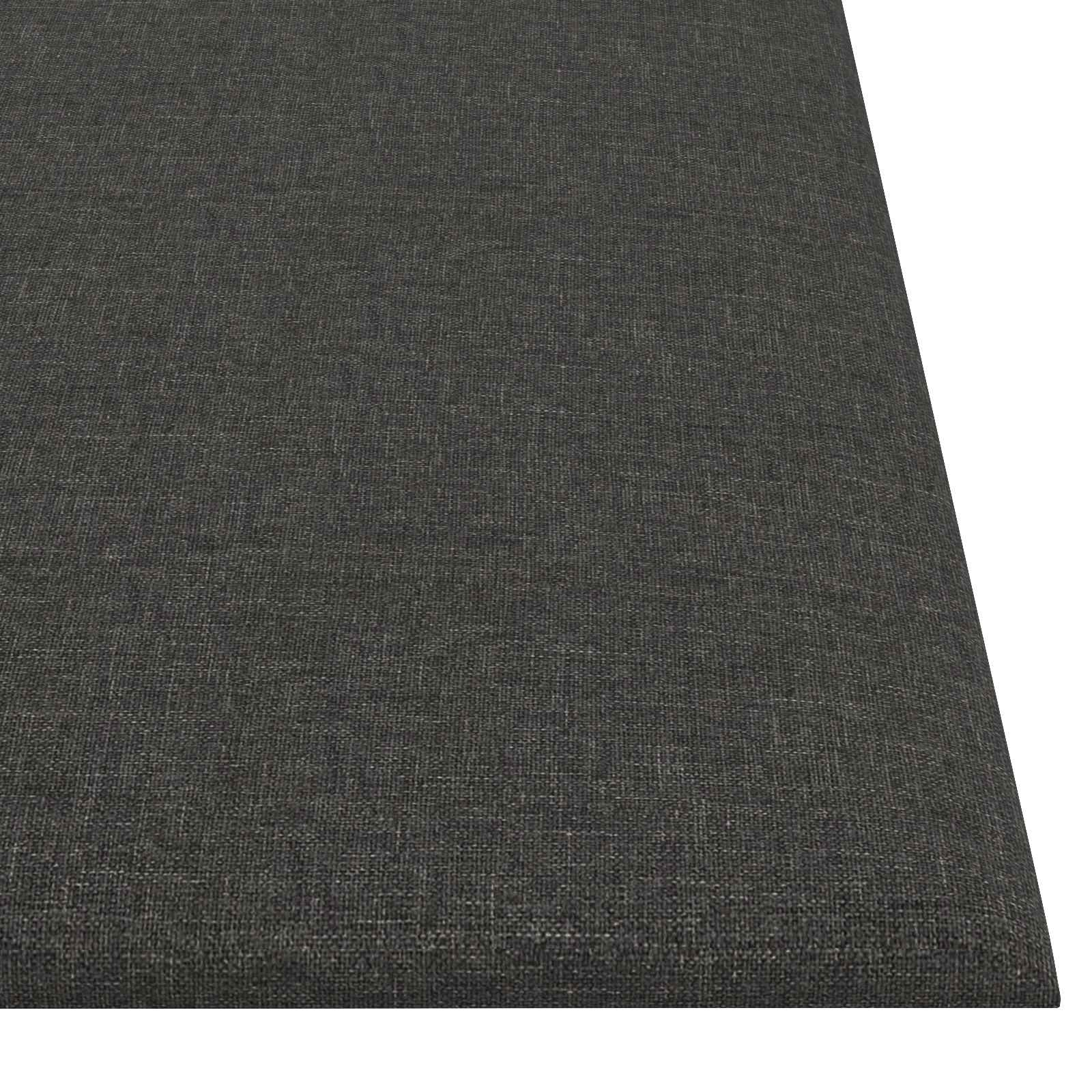 Κεφαλάρι Τοίχου 12 pcs Σκούρο Γκρι 30 x 30 cm ύφασμα - Pakobazaar