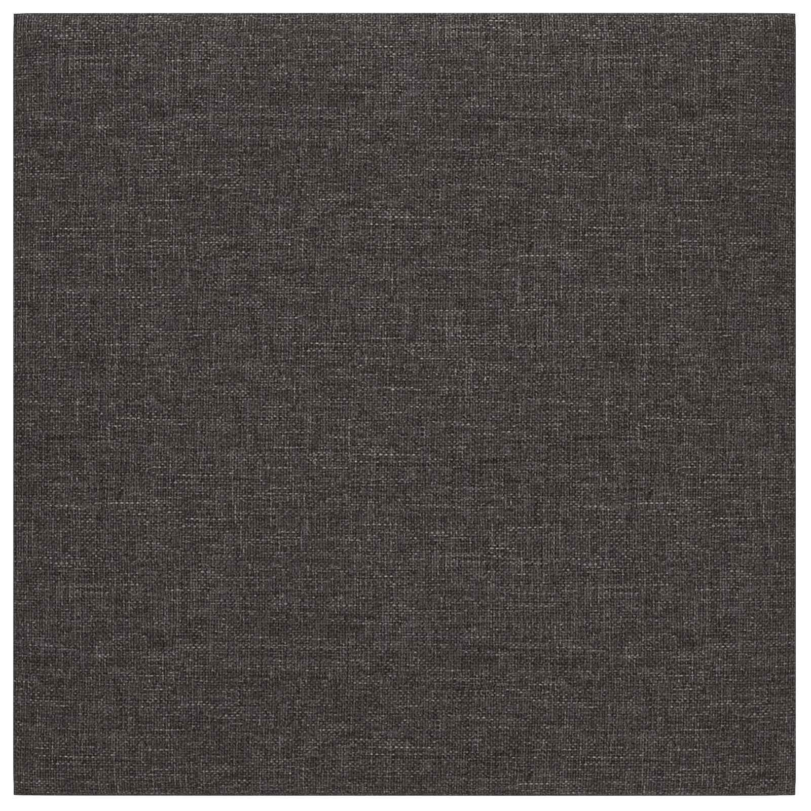Κεφαλάρι Τοίχου 12 pcs Σκούρο Γκρι 30 x 30 cm ύφασμα - Pakobazaar