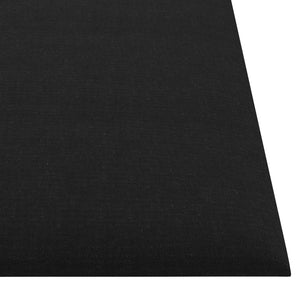 Κεφαλάρι Τοίχου 12 pcs Μαύρο 30 x 30 cm ύφασμα - Pakobazaar