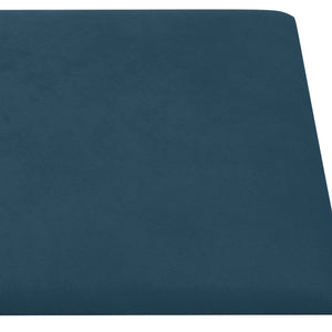 Κεφαλάρι Τοίχου 12 pcs Μπλε 30 x 30 cm Βελούδο - Pakobazaar