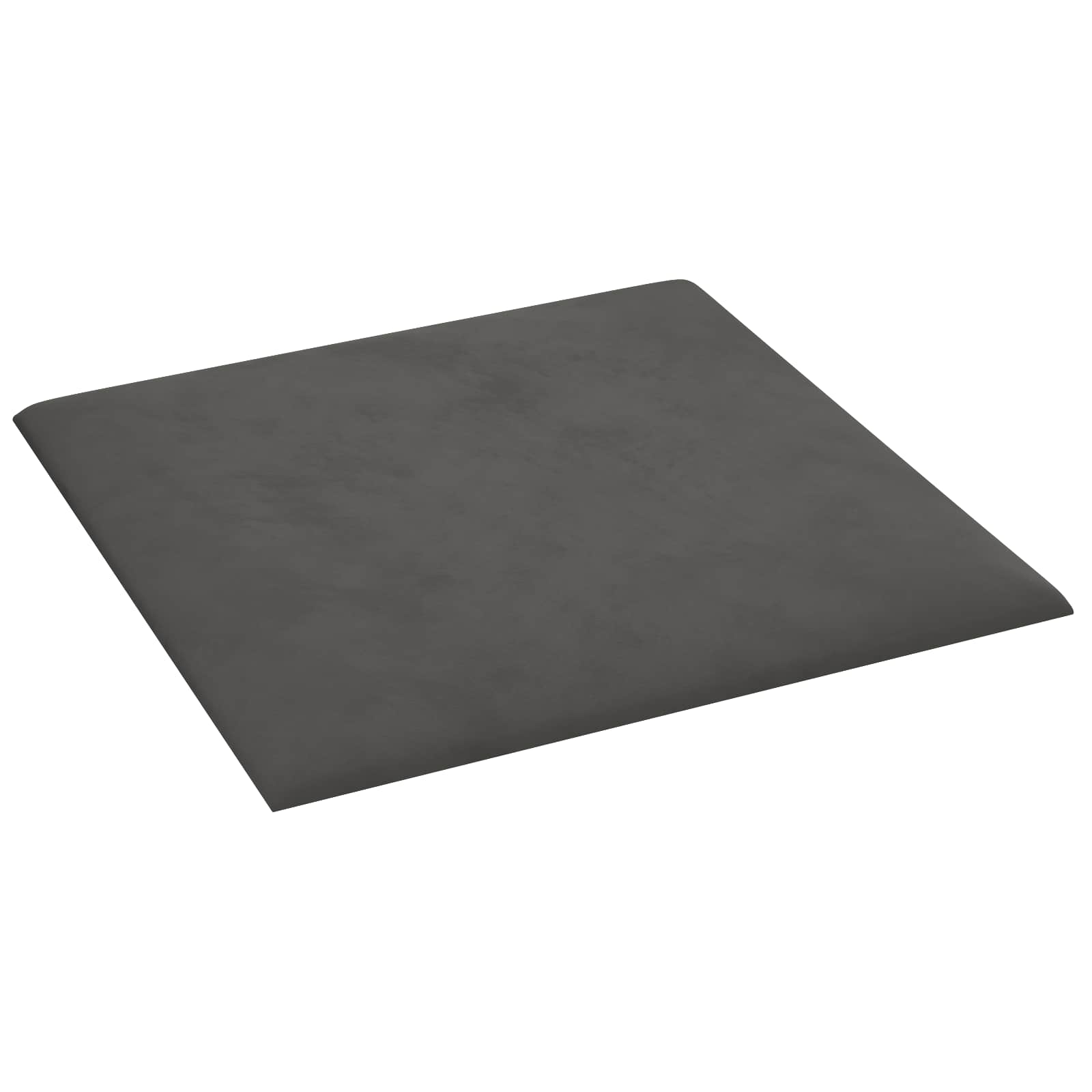 Κεφαλάρι Τοίχου 12 pcs Σκούρο Γκρι 30 x 30 cm Βελούδο - Pakobazaar